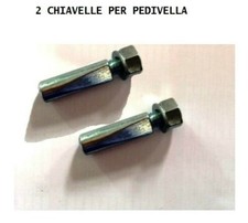 2 CHIAVETTE CHIAVELLE PER PEDIVELLA BICI BICICLETTA NORMALE VINTAGE E VIAGGIO