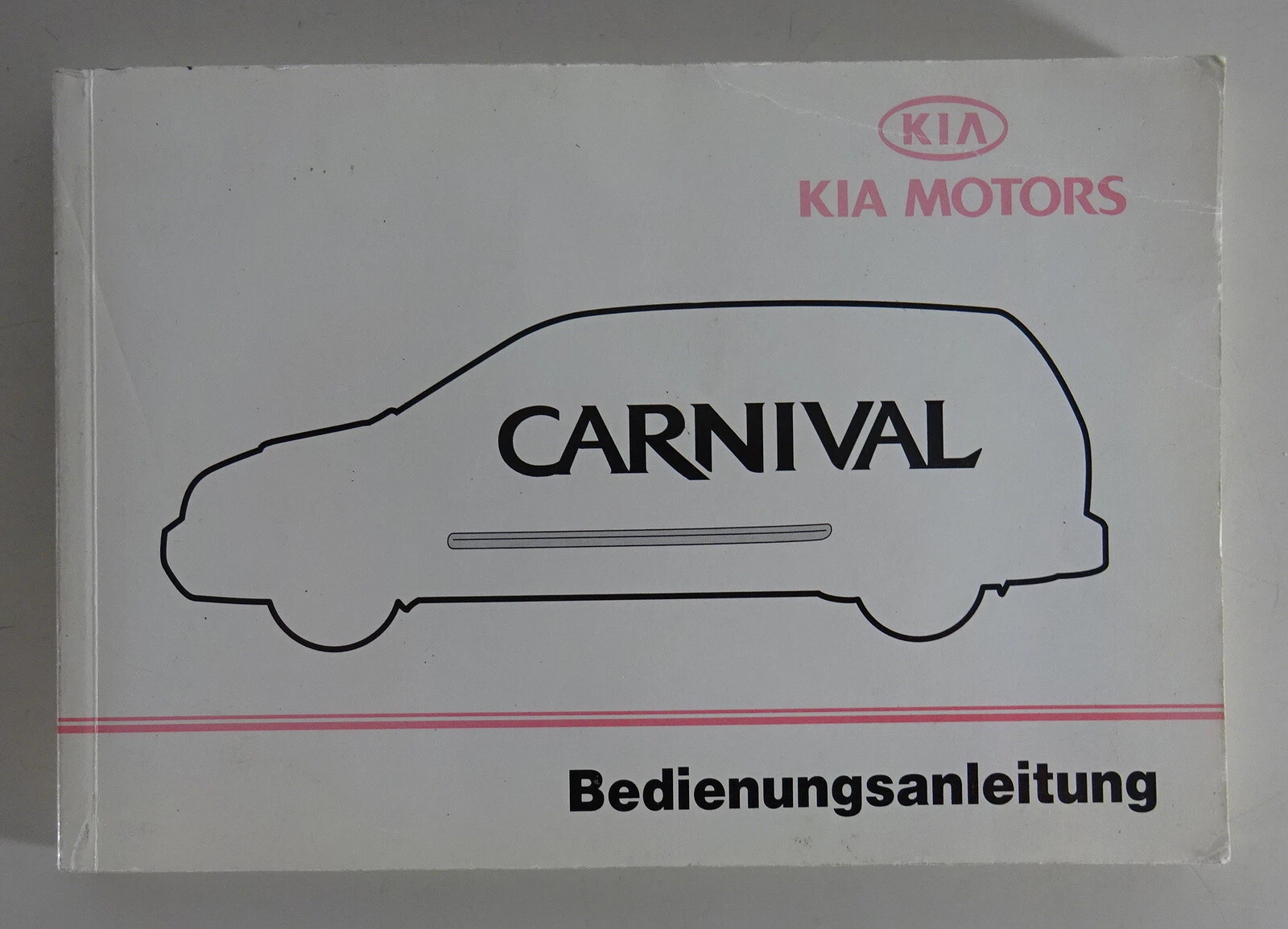 Operating Instructions / Manual Kia Carnival Petrol + Diesel from 2002