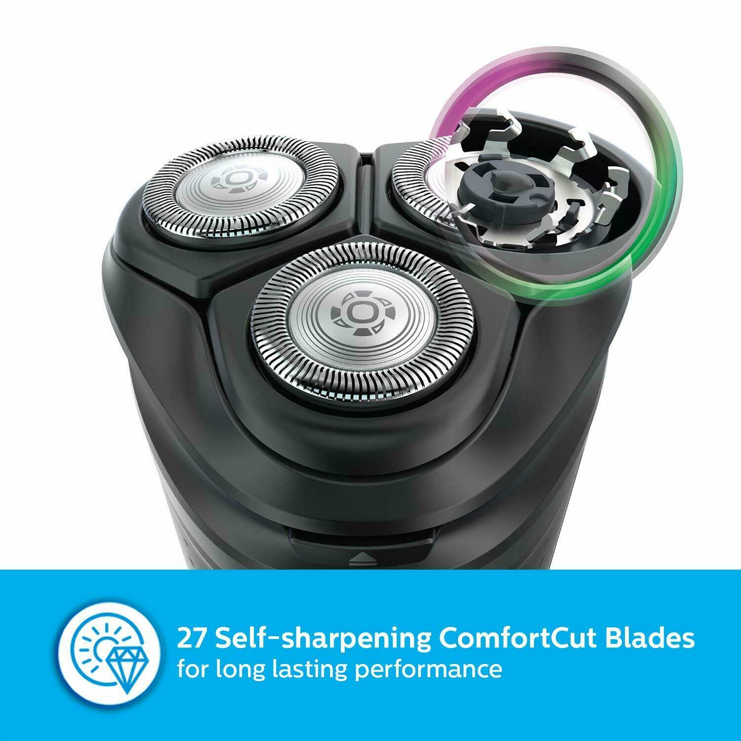Philips 1000 Series Shaver with 27 Self Sharpening Blades 3D Floating Heads