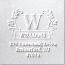 Custom Round Embosser Decorative Personalized Address Monogram Embosser
