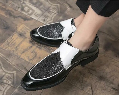 Casual Slippers Men Loafers Square Toe 
