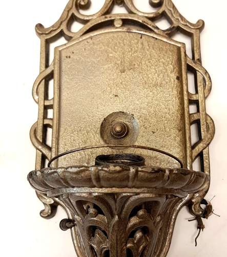 6 RARE 1920's ART DECO SLIP SHADE Matching Lightolier After Sunset Sconces - Picture 18 of 23