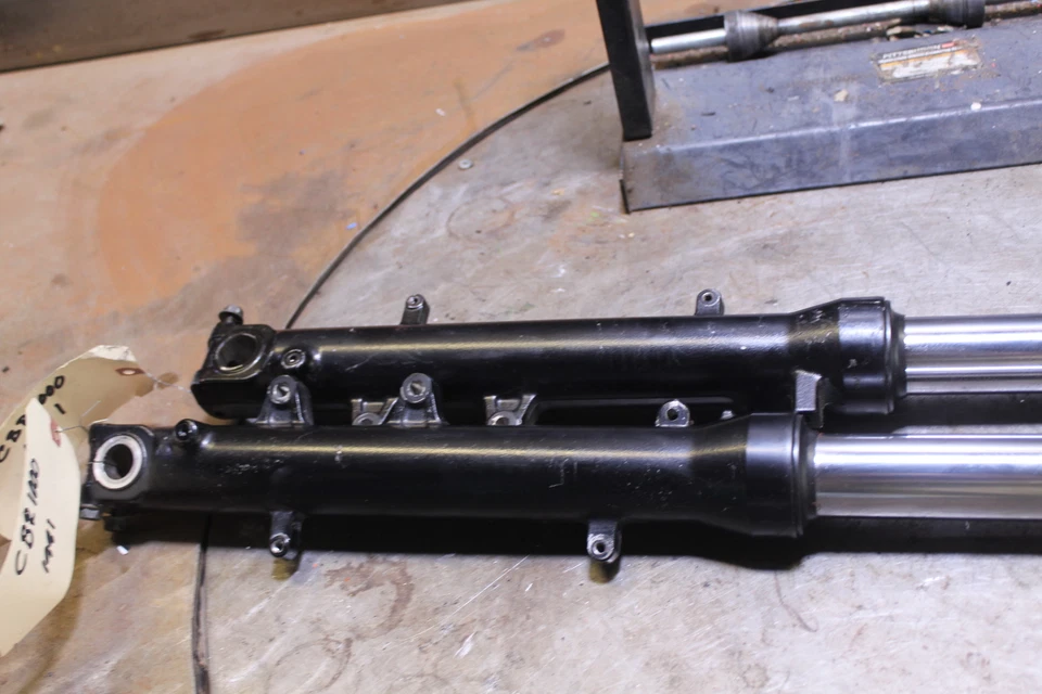 1991 Honda Cbr1000f Pair Front Forks Straight - Imagem 3 de 4