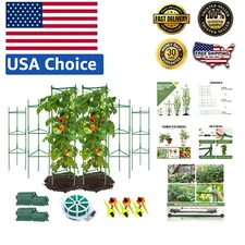 Versatile 6 Pack & 4 Pack Tomato Cages for Reliable Vegetable Support Solutions