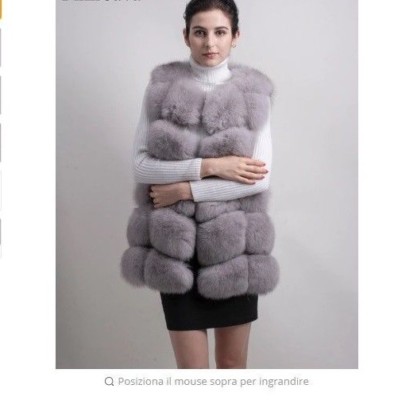Gilet reversibile in pelliccia di volpe e cashmere: compra online Gilet reversibile in pelliccia di volpe e cashmere: compra online