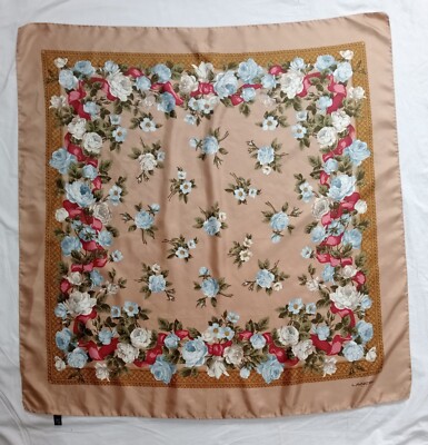 Y# Lancel Silk Scarf 34/33 inch