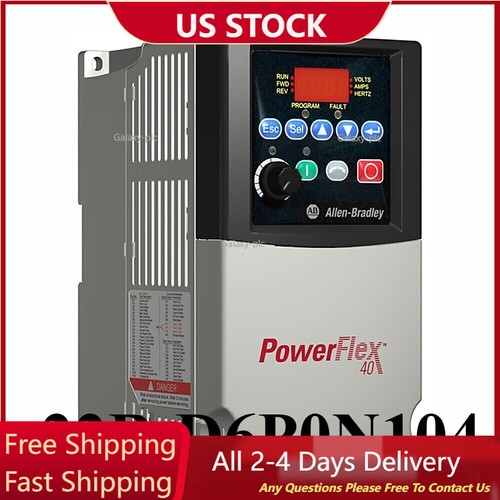Allen Bradley 22B-D6P0N104 22BD6P0N104 PowerFlex 40 2.2kW (3 HP) AC Drive - Picture 1 of 3