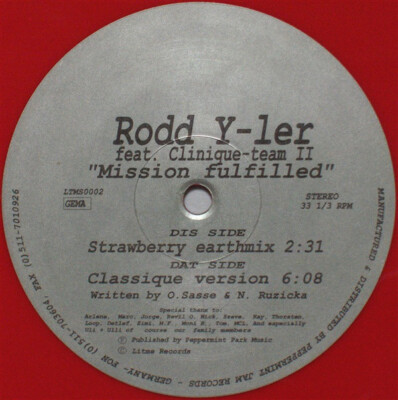 Rodd-Y-Ler Feat. Clinique Team - Mission Fulfilled (12'', Red) (Very Good Plus (V