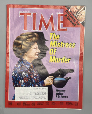 Time Magazine Magazin Europe October 6 1986 Mystery Writer P. D. James