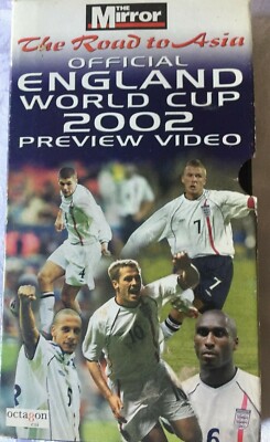 THE ROAD TO ASIA - OFFICIAL ENGLAND WORLD CUP 2002 PREVIEW -  VHS 