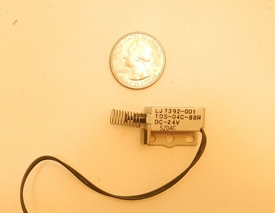 Brother MFC-8220 Solenoid Assemby  24V DC 1 1/8'' Plunger 11'' Lead Wire 1/2'' Spri