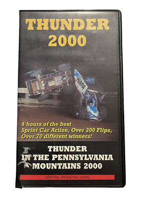 Thunder 2000 2xVHS Sprint Car Racing Pennsylvania