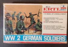 ESCI ERTL WW2 GERMAN SOLDIERS 1/72 MODEL KIT #8339 VINTAGE NEW AND SEALED