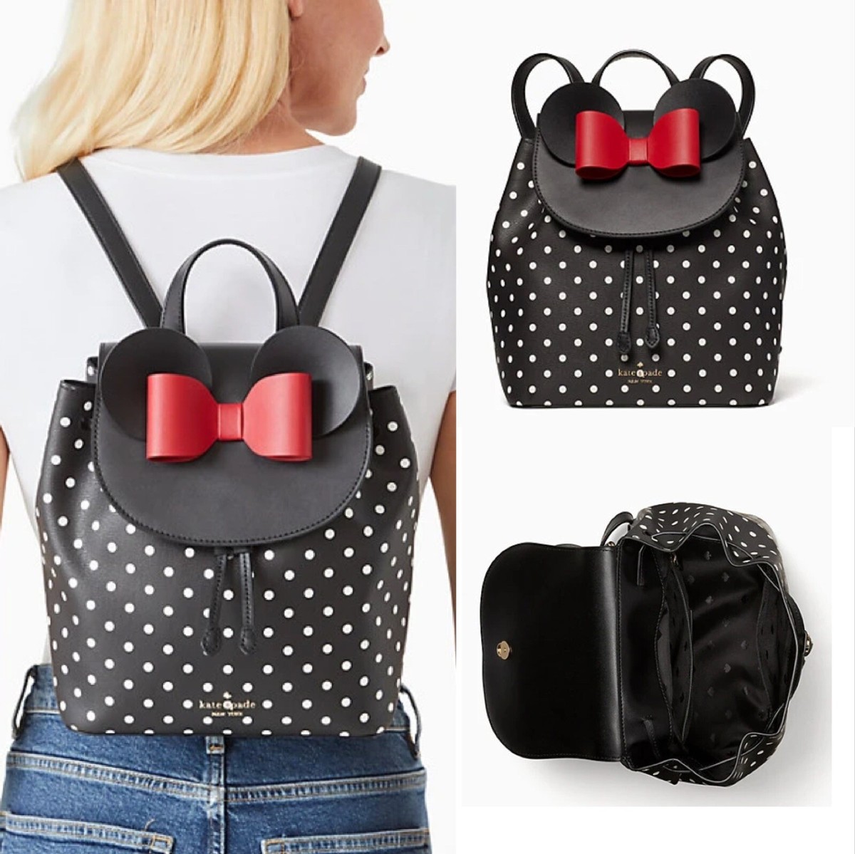 kate spade Disney minnie mouse backpack Novelty Bag Purse  display picture 2