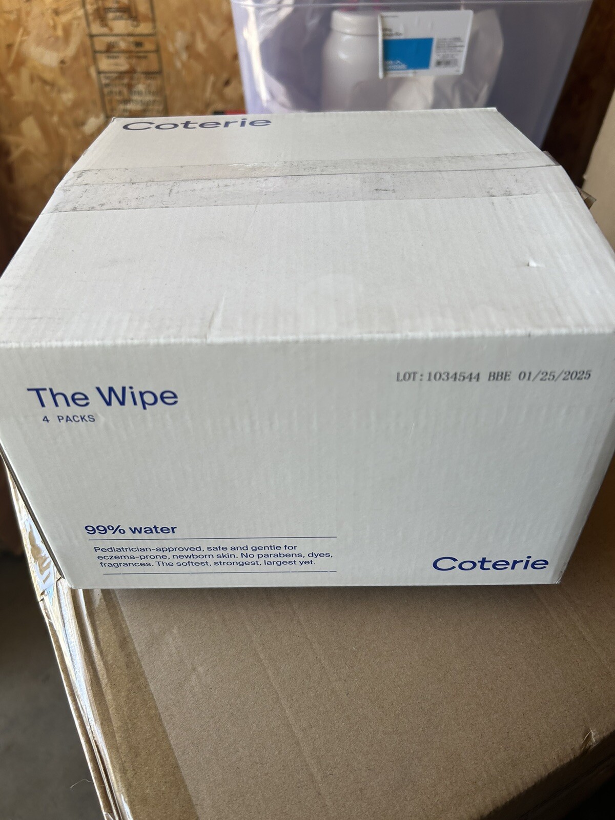 Coterie Baby Wipes, 4 Packs, Unscented Wipes, 99 Purified Water New eBay