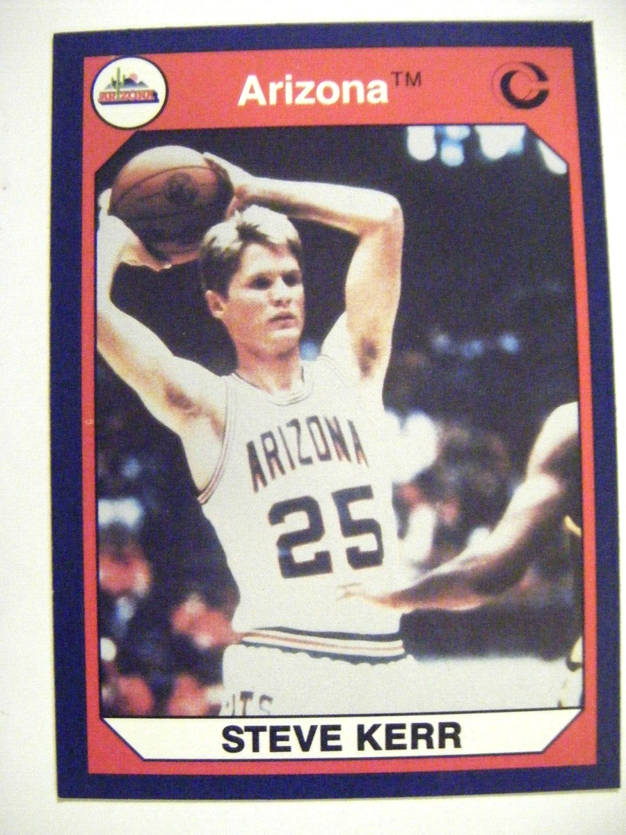 STEVE KERR 1990 ARIZONA Collegiate NCAA basketball card 93 GOLDEN