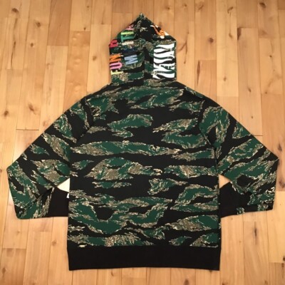 2XL BAPE Tiger full zip hoodie tiger camo A Bathing Ape Size