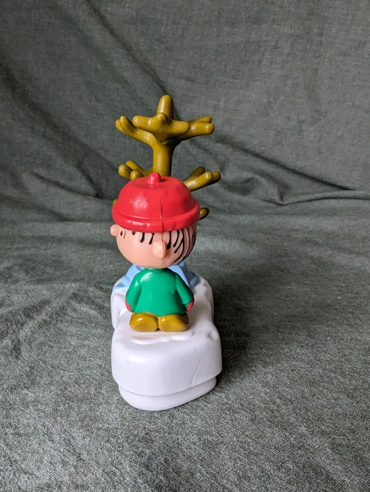 Árbol de Navidad vintage Linus Peanuts Hardee's Charlie Brown cae sobre 2002 Foto 2 de 4