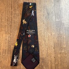 Vintage Looney Tunes Mania TAZ Bugs Wil-E Yosemite Sam Print Neck Tie 1995