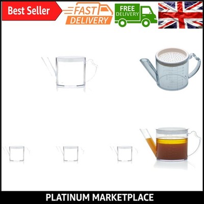 Soßen Fettabscheider Kanne - 4er Pack, 500ml, Kunststoff, transparent/weiß, abnehmbar...