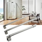 Adjustable Stainless Steel Shower Screen Support Bar for 812mm Glass Panel