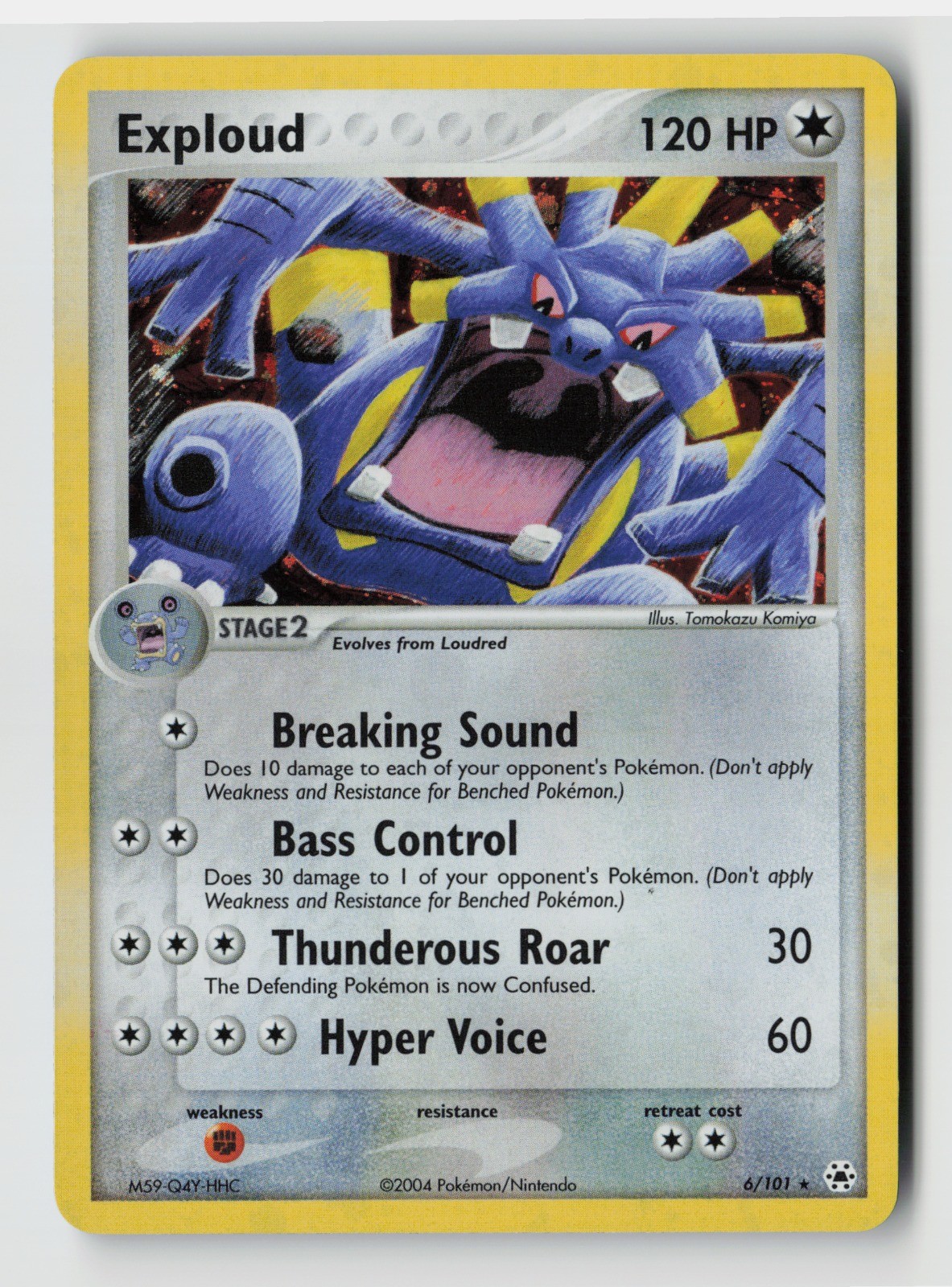 Pokemon - Exploud - 6/101 Hidden Legends - Holo Rare - NM