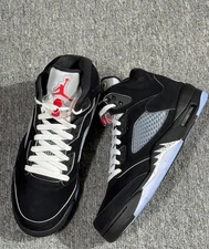 Air Jordan 5 “BLACK METALLIC REIMAGINED”Classic best-selling authentic basketbal