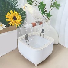 Parrot Training Toilet Stand Bird Perch Stand Training Toy Gym platforms Fixed