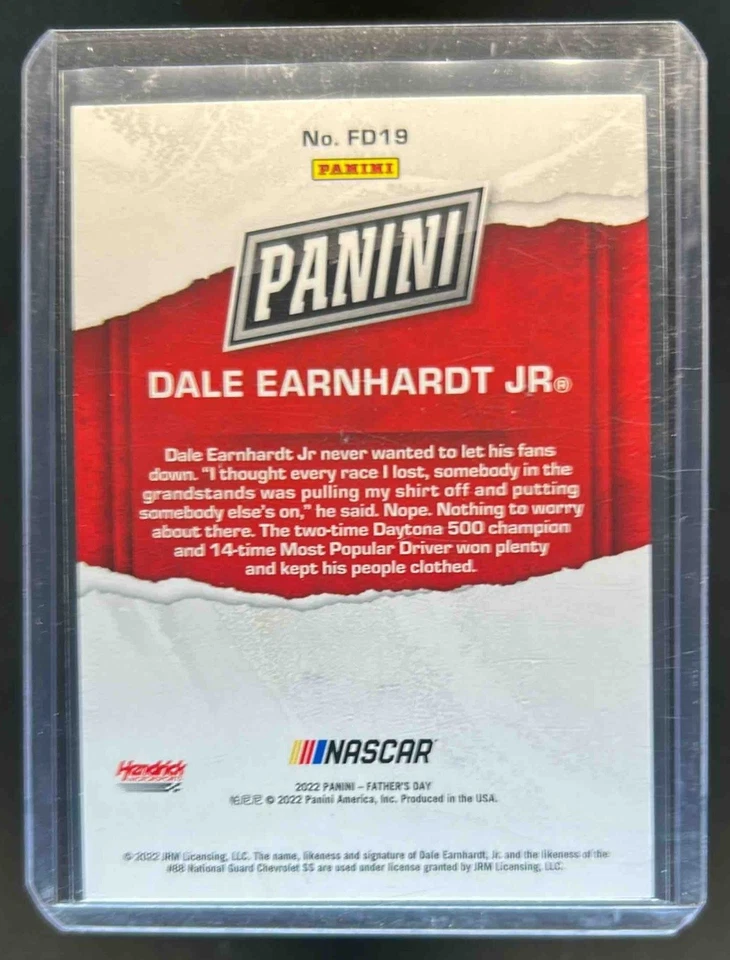 2022 Panini Father's Day Dale Earnhardt Jr Holo #23/199 - Image 2 of 2