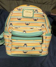 Loungefly Disney Lilo  Stitch Mini Backpack Blue Orange Striped