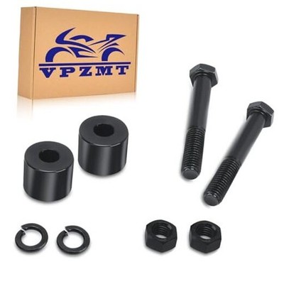 1 Inch Rise 1-1/4'' Handlebar Risers Extension for Harley Touring Street Black