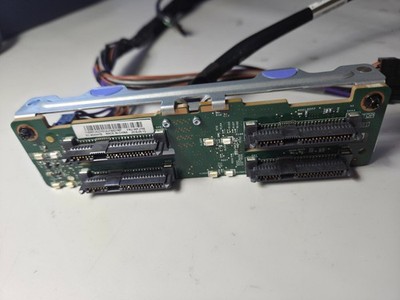 Lenovo 00KC952 00KC960 4-Bay SAS SATA Backplane Board w/ Cables 00JT755