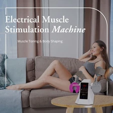 Microcurrent Face Body Massage Tighten Electrode Breast Stimulation Machine Home