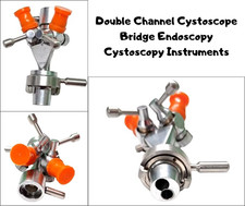 Laparoscopic Double Channel Cystoscope Bridge Surgical Instruments CE Approved