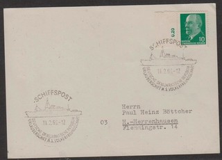 "GERMANY DDR" 1965 Postmarks"MS Völkerfreundschaft look Scan !! 29.6 16