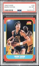 1986 FLEER #28 MARK EATON PSA 6