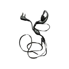 two-way radio earpiece with a microphone and PTT Push-To-Talk button