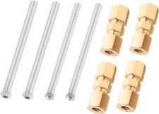 Brake Lines Fitting Kit For 316 Brake Line 2pcs Bubble Flared And 2pcs Double