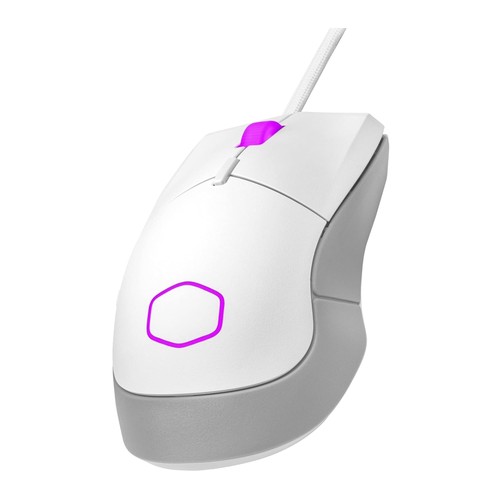 Cooler Master MM310 Wire Gaming Mouse White, Adjustable 12,000 DPI, Palm|Claw - 第 3/5 張圖片