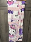 New Hello Kitty Pink & Purple Bow Striped Reversible Coco Plush Throw Blanket — photo 1