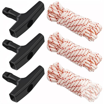 #ad 3 Pack 10 ft x 9 64quot; 3.5mm Pull Cord Rope with Handle Premium Starter Rope $8.33