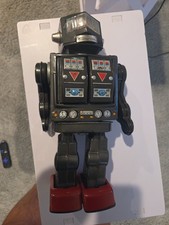 Horikawa Super Astronaut Robot Tin Toy ROTATE O MATIC Japan 1960s