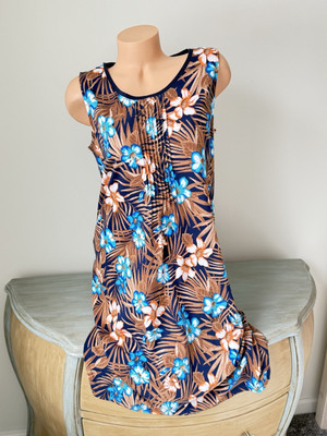 lands end dress Lands' Women's Silky Knit Godet Maxi like the whirl of a midi Lands' End Petite High Neck