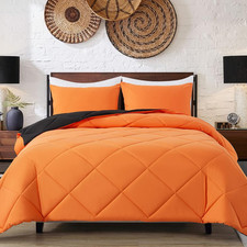 Lightweight King Comforter Set with 2 Pillow Sham - 3 Pieces Set - Quilted down