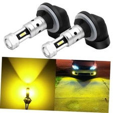 881 Yellow LED Fog Light Bulbs, 3800 Lumens Super Bright 886 889 Golden Yellow