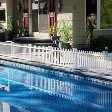 22in H x 44in W 2 Panels Freestanding Zippity Portable Puppy Fence Kit, Dog Pu