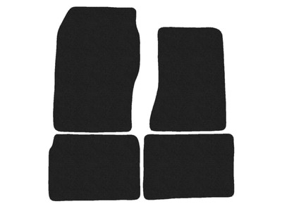 Fußmatten, Autoteppiche für Ford Mustang III 1979-1993, Anthrazit x14 Rand