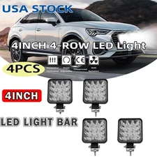 4PCS 4" Inch LED Work Light Pods Spot Off Road ATV Truck Reverse Fog Lights 3"