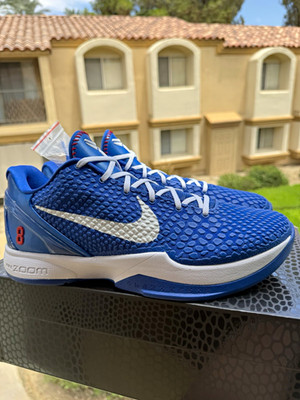 Nike Zoom Kobe 6 Protro Dodgers Game Royal/White/Univ Red Low Top CW2190-400