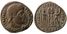 Impero Romano Costantino I Il Grande (AD 307/10-337) Antiochia Follis